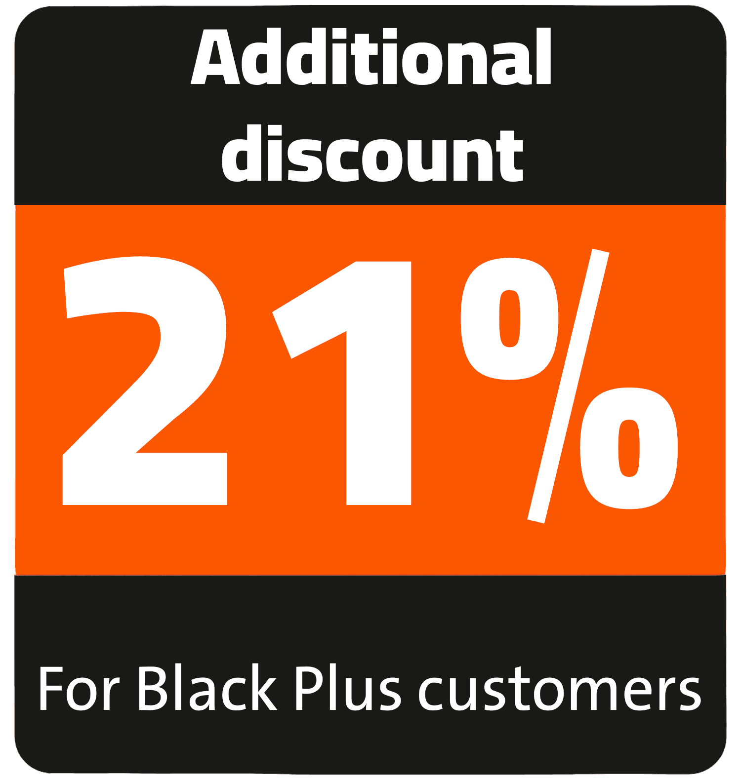 21% cashback en TV (blackplus)