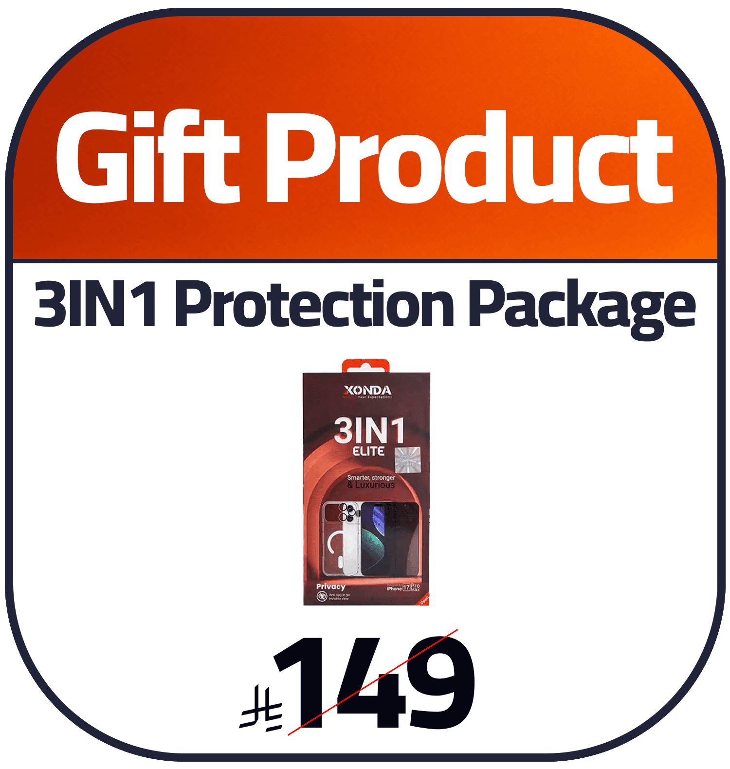Free Gift - Iphone 17 ProMax EN