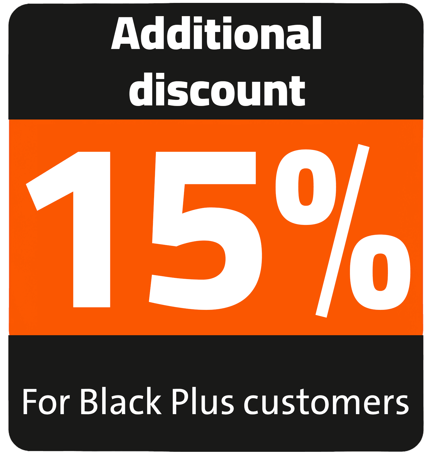 15% offers EN SDA (blackplus)