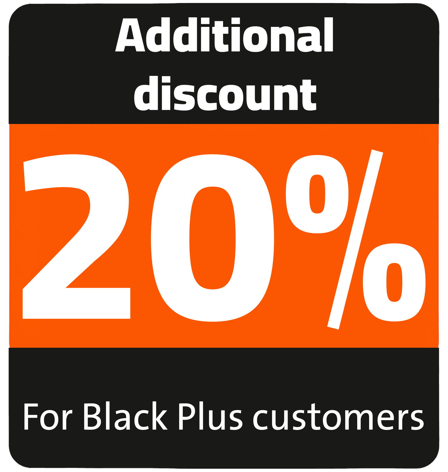 20% cashback en SDA (blackplus)