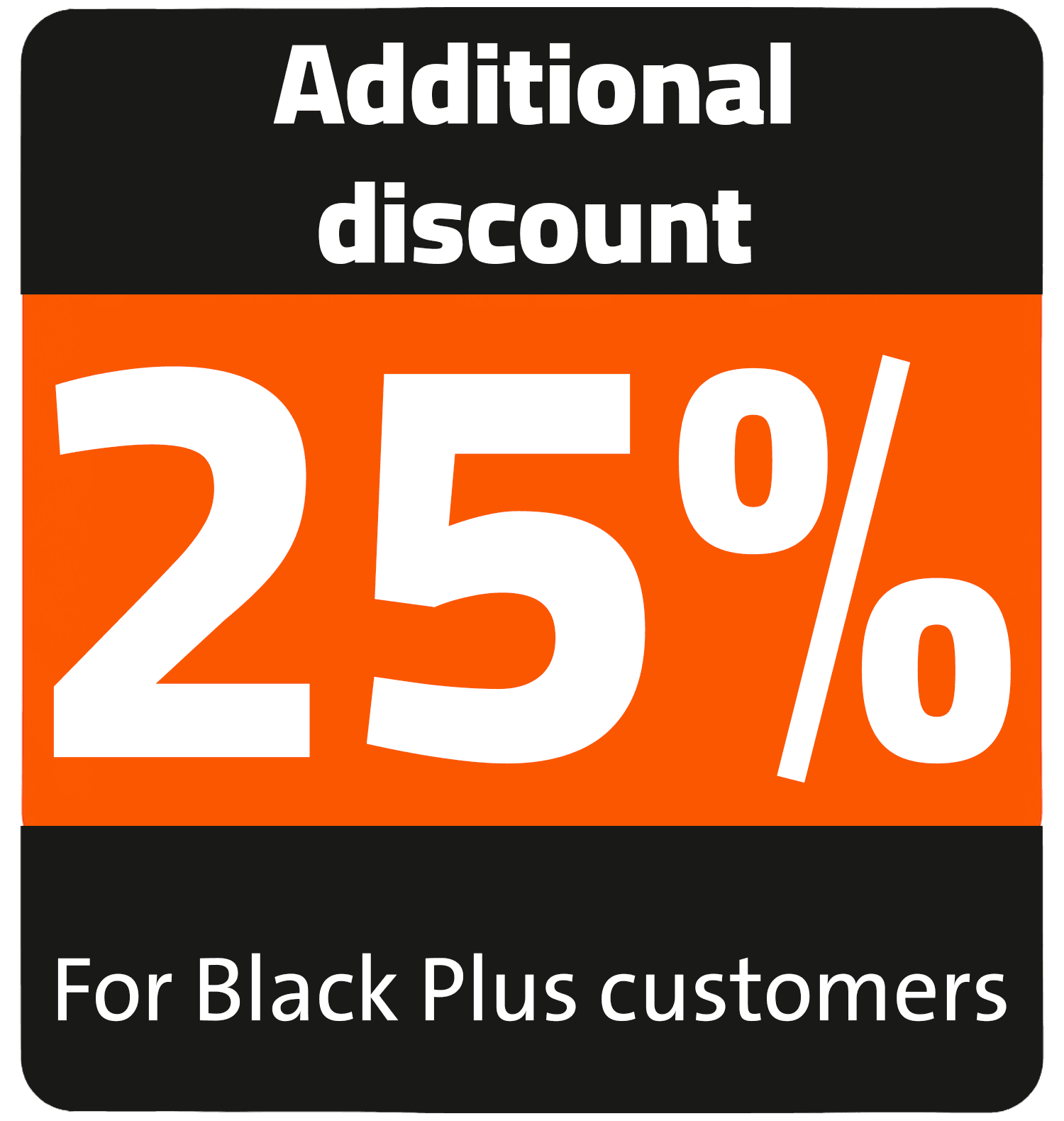 25% Cashback en TV (blackplus)