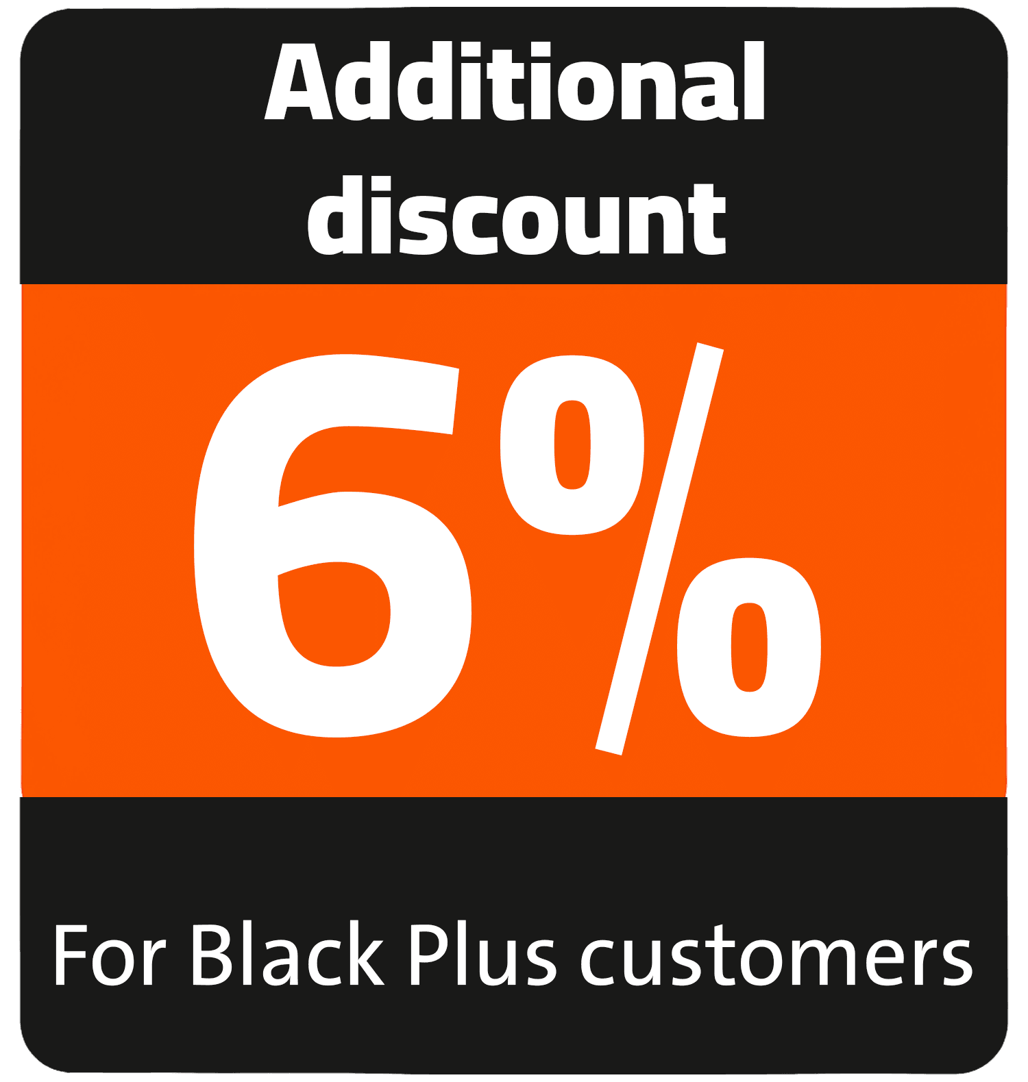 6% cashback en TV (blackplus)